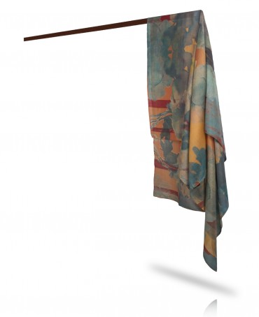 Палантин Женский SN40-FL.DU.CIEL/PECHE